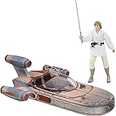 STAR WARS The Black Series Luke Skywalker Landspeeder & Figure