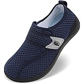 JOINFREE Diabetic Wide Walking Shoes for Women & Men with Adjustable Upper, Zero Drop Non Slip Casual Sneakers Comfortable for Edema, Arthritis, Swollen Feet & Elderly