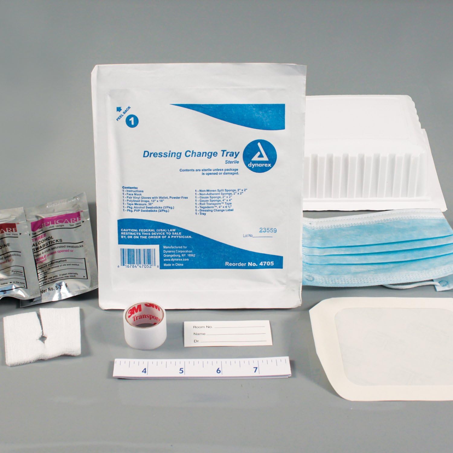 Dynarex 4705 Dressing Change Tray Sterile Health