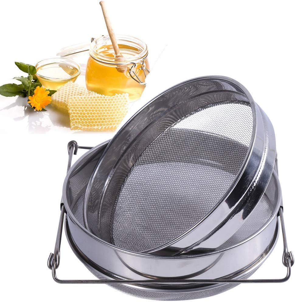 Dowager Stainless Steel Fine Mesh Strainer,Double Sieve