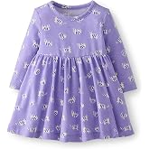 Hanna Andersson Girls Long Sleeve Playtime Dress in HannaSoft