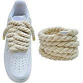 Lopau Thick Rope Shoe Laces for Air Force 1, Dont Punch DIY Chunky Jumbo Shoelaces for Dunk,Air Jordan,AF1 Sneakers