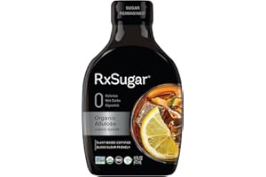 RxSugar Delicious Plant-Based Organic Single Pack Liquid Sugar, 16 oz | Allulose sweetener