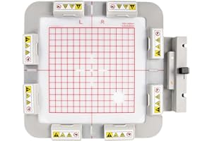 Brewland SQ14B Magnetic Embroidery Hoop for Janome Memory Craft MC550E 500E 450E Elna Expressive 830 Machine 140mm x 140mm