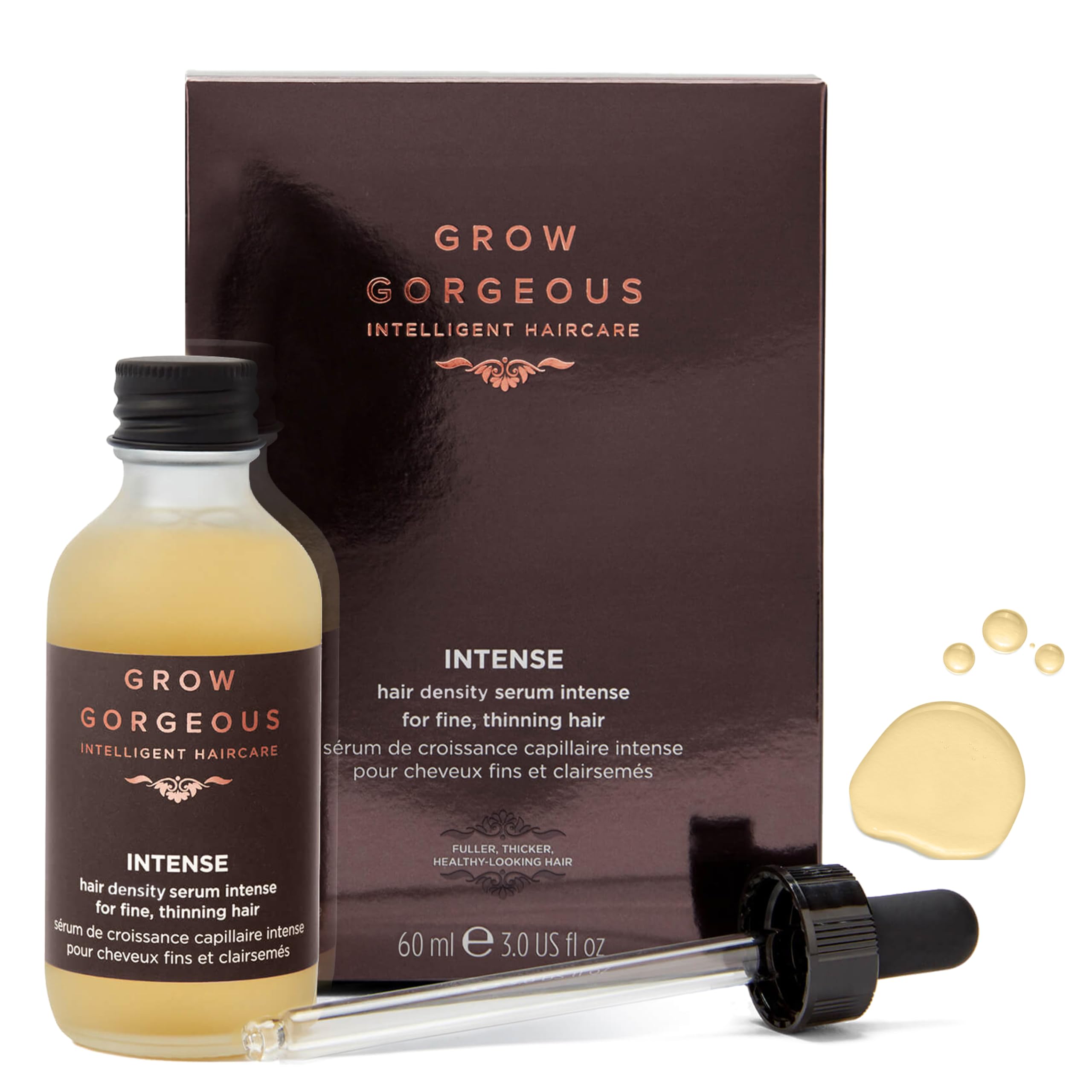 Grow Gorgeous Hair Density Serum Intense For Unisex 2 oz Serum