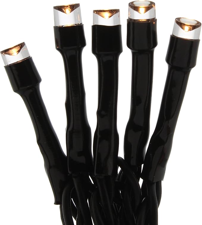 Festive Christmas String Lights, Battery Operated Timer LED, Warm White, 100 Bulbs Amazon.ca