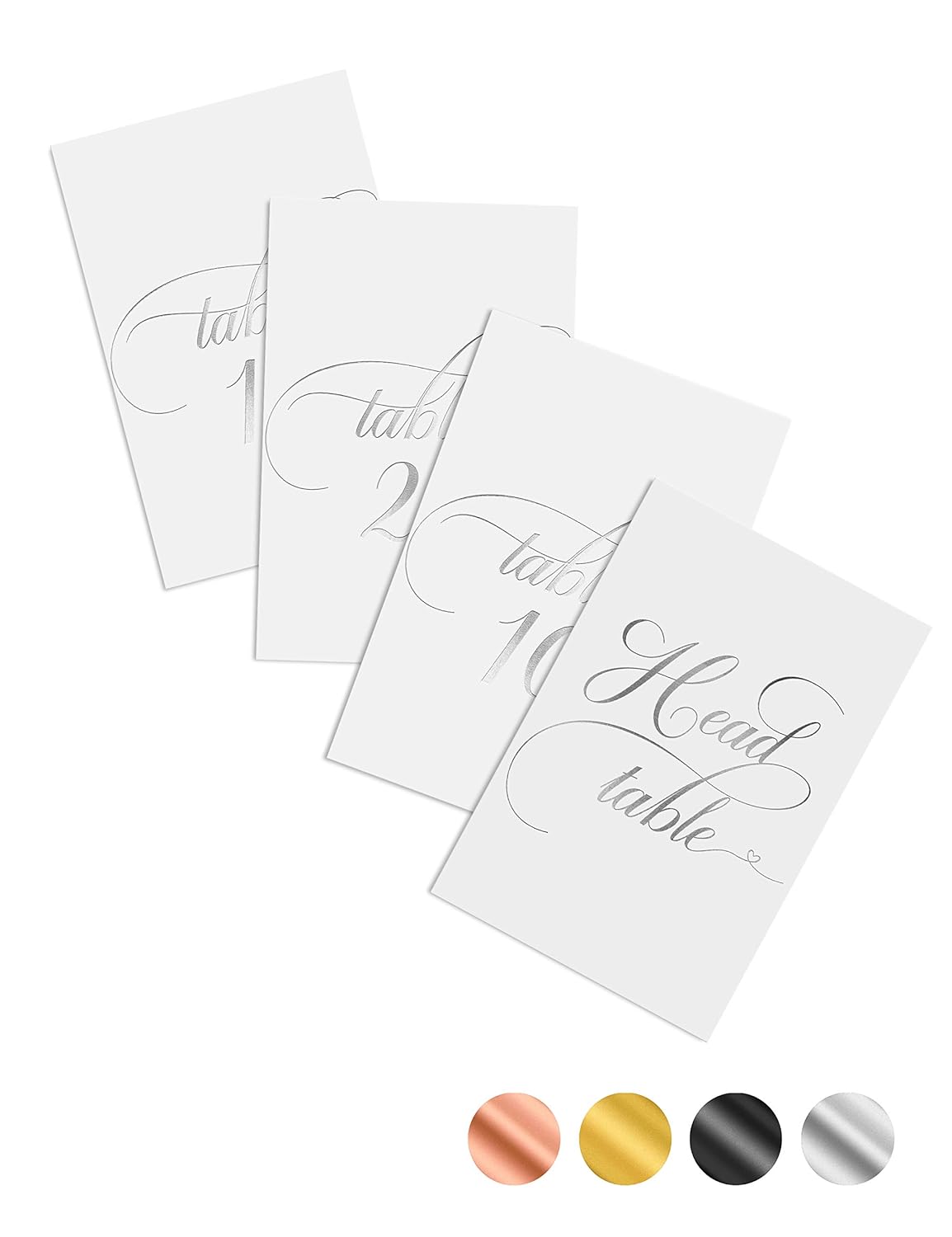 Best card table numbers for wedding