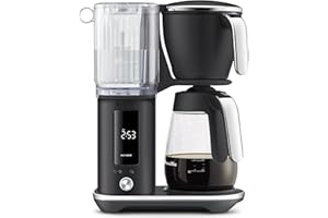 Breville Luxe Drip Coffee Machine BDC415BTR, Black Truffle, Glass Carafe