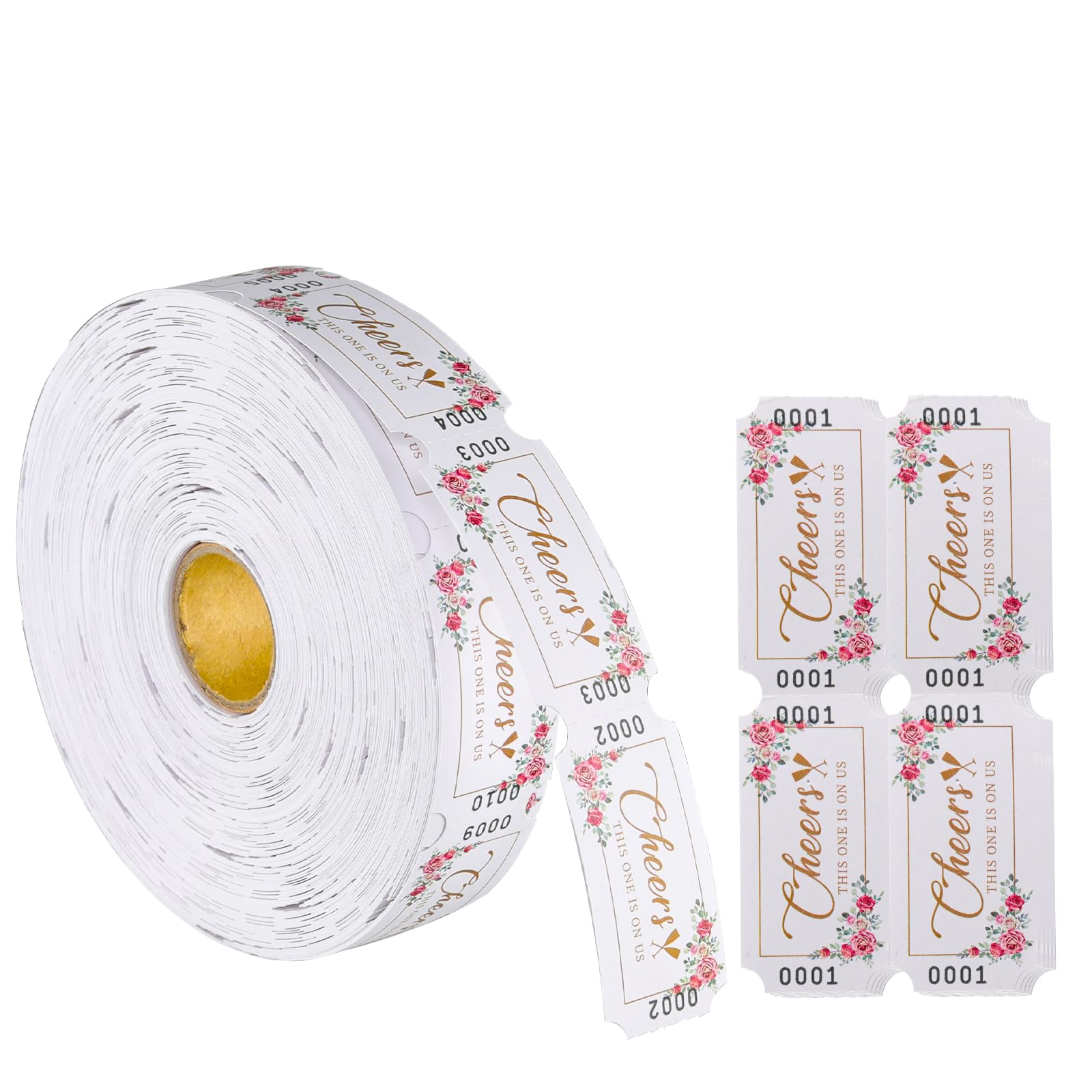 1000 Pieces Carnival Roll Tickets Raffle Tickets