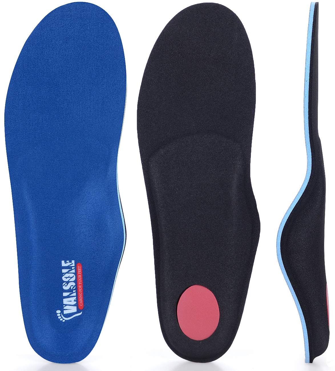 Valsole Plantar Fasciitis Insoles for Men and Women Arch