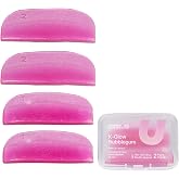Curacoro Korean Lash Lift Shields, 4 Pcs/2 Sizes Self-Adhesive Rods | Reusable Lash Lifting Pads for Eyelash Stretching and Curling, Eyelash Perm Lamination