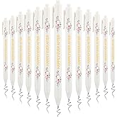 Fulmoon 75 Pcs Bridal Shower Pens Bulk Wedding Pens Favors Bachelorette Engagement Party Gifts Baby Shower Pen Prizes Souvenirs Bag Supplies for Guest Game Office School (Floral)