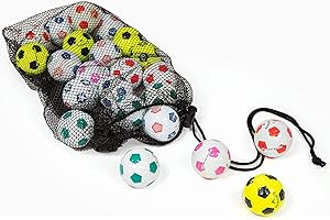 Clean Green Golf Balls Recycled & Used for Callaway Truvis Soccer Balls Mix - AAA Good Condition Graded Ball - Includes GolfBalls and Mesh Carrying Bag