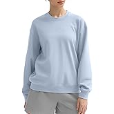 PUMIEY Women's Oversized Sweatshirt Crewneck Long Sleeve Loose Pullover Tops Fall Fashion Airy Collection