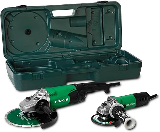 Hitachi Twin Pack Kit Meuleuse D Angle G13sw 125 Mm G23st 230 Mm Dans Mallette Avec Accessoires Amazon Fr Bricolage