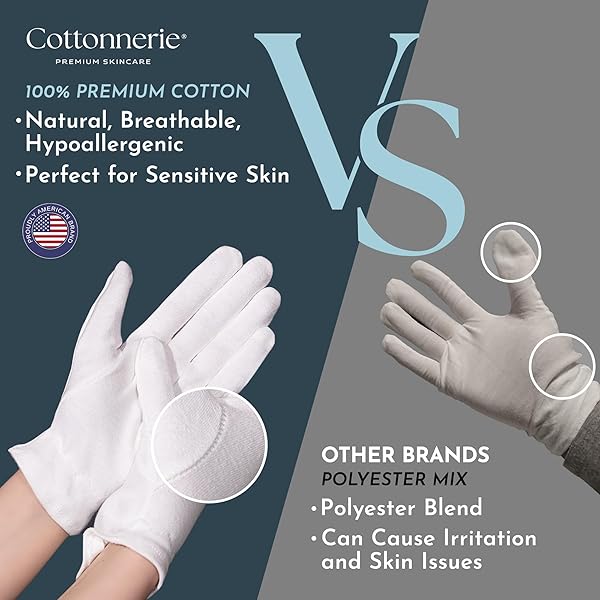 GAXCOO COTTONNERIE COTTON GLOVES FOR DRY HANDS SLEEPING, MOISTURIZING GLOVES OVERNIGHT, HAND MOISTURIZER GLOVES, MOISTURE GLOVES FOR DRY HANDS OVERNIGHT, SLEEPING ECZEMA GLOVES, LARGE 8 PAIR, BLACK