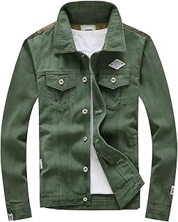 green jeans jacket men