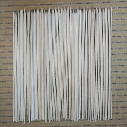 50cm 6mm Chinese Bbq Long Bamboo Sticks Skewers For Decoration