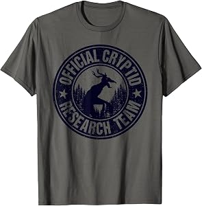 Official Cryptid Research Team Wendigo Retro Cryptozoology T-Shirt