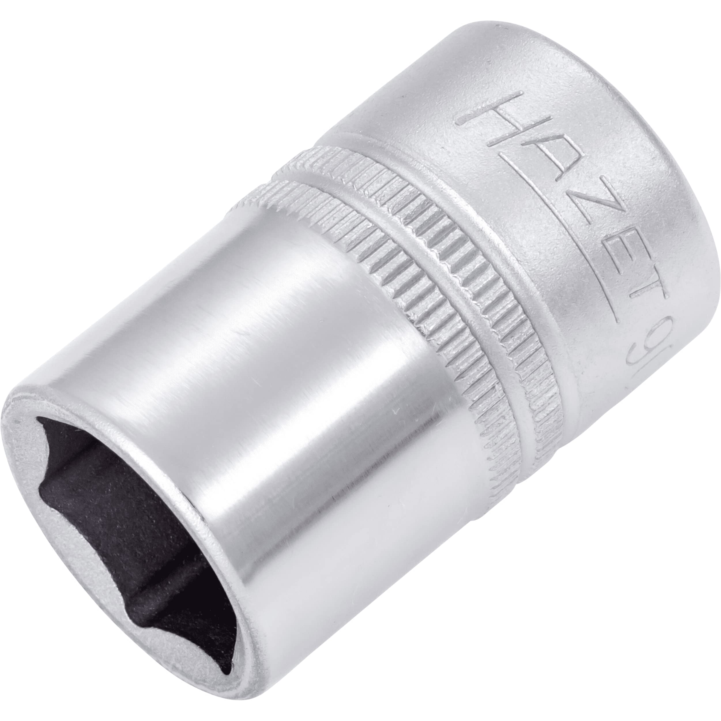 HAZET 900-16 38 mm 6-Point Hexagon Traction Profile Socket - Chrome-Plated/Polished