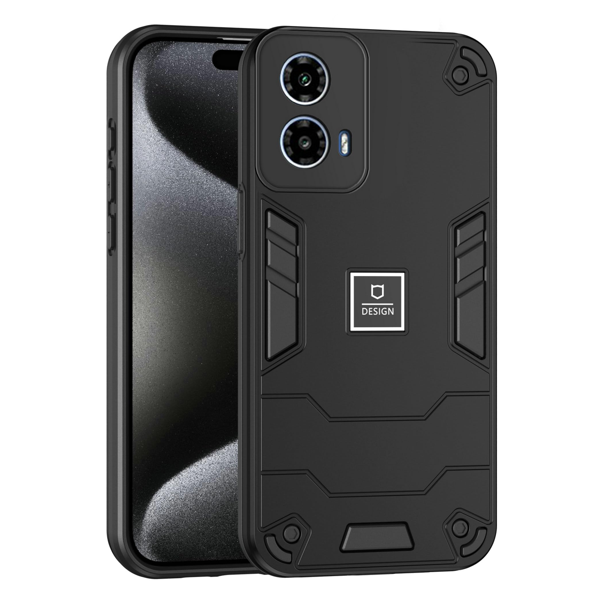 Case for Motorola Moto G34 Hard PC+TPU 2 in 1