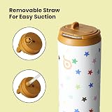 Bottle Bottle 700ml Stainless Steel Water Bottle with Straw Lid Handle view 3