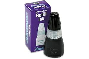 Xstamper 22112 Refill Ink for Xstamper Stamps, 10ml-Bottle, Black