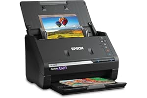 Epson Fastfoto Ff-680w Wireless High-speed Photo and Document Scanning System,black