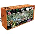Educa 33,600 Piece Wild Life Puzzle with Wheeled Wooden Carry Case