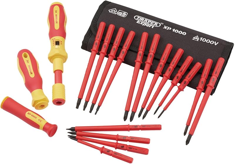Draper XP1000 19 Piece Precision Screwdriver Set VDE Dual Insulated