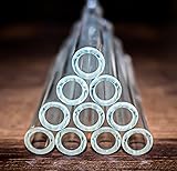 PQAPGT 4 Inches Long 10 Pieces Glass Borosilicate