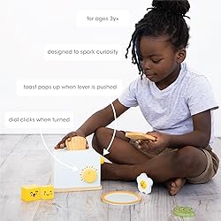 Pearhead Brunch Time Montessori Toy Toaster Oven