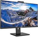 Philips 326P1H 32 inch QHD IPS Monitor USB-C Dock Webcam Speakers 75Hz 4ms
