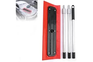 Roof Rakes for Snow Removal,Light Foam Head Snow Broom Foam Snow Brush& Roof Snow Rake for Roofs,Vehicles,Gutters (with 2.8m 