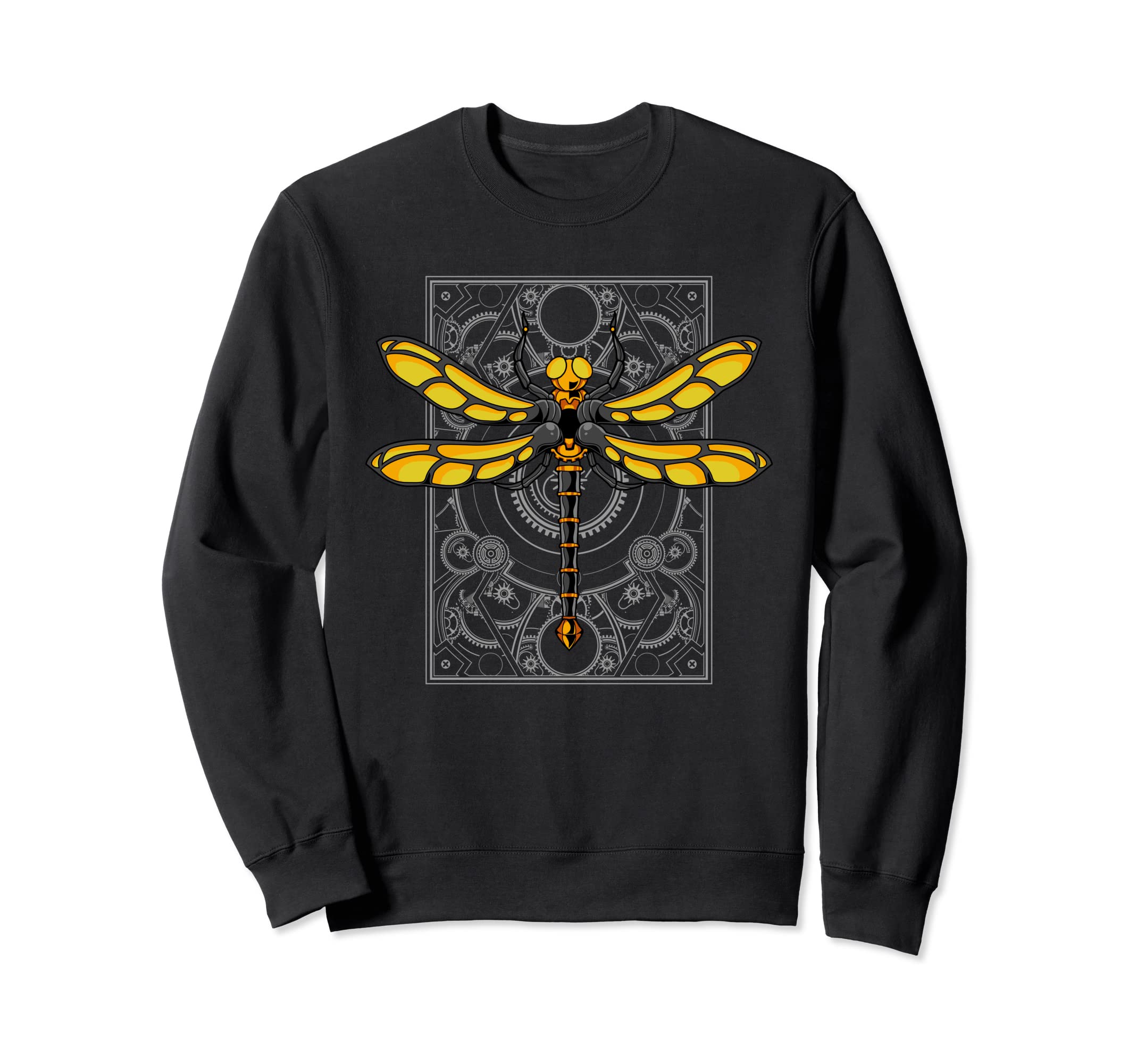 Steampunk Victorian - Steam Powered Engine Dragonfly Sweatshirt