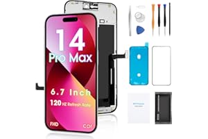DIYREpair Screen Replacement for iPhone 14 Pro Max 6.7', FHD COF 3D Touch Display Full Repair kit, Digitizer Assembly with To