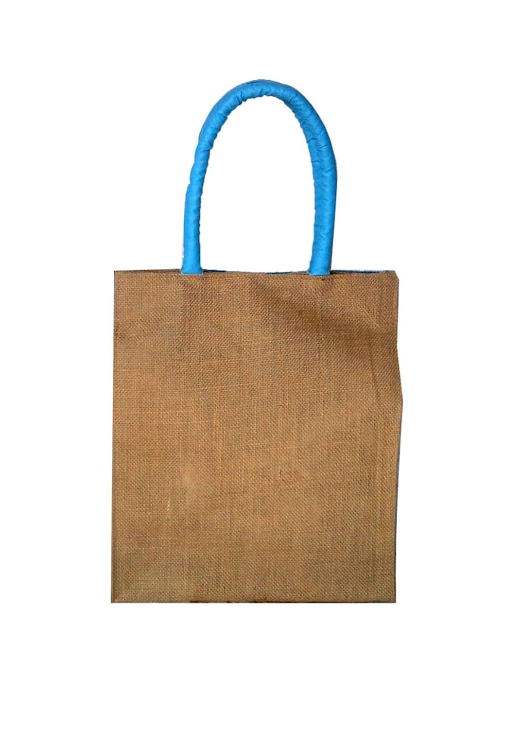 foonty daily use women jute lunch bag(turquoise,6298)