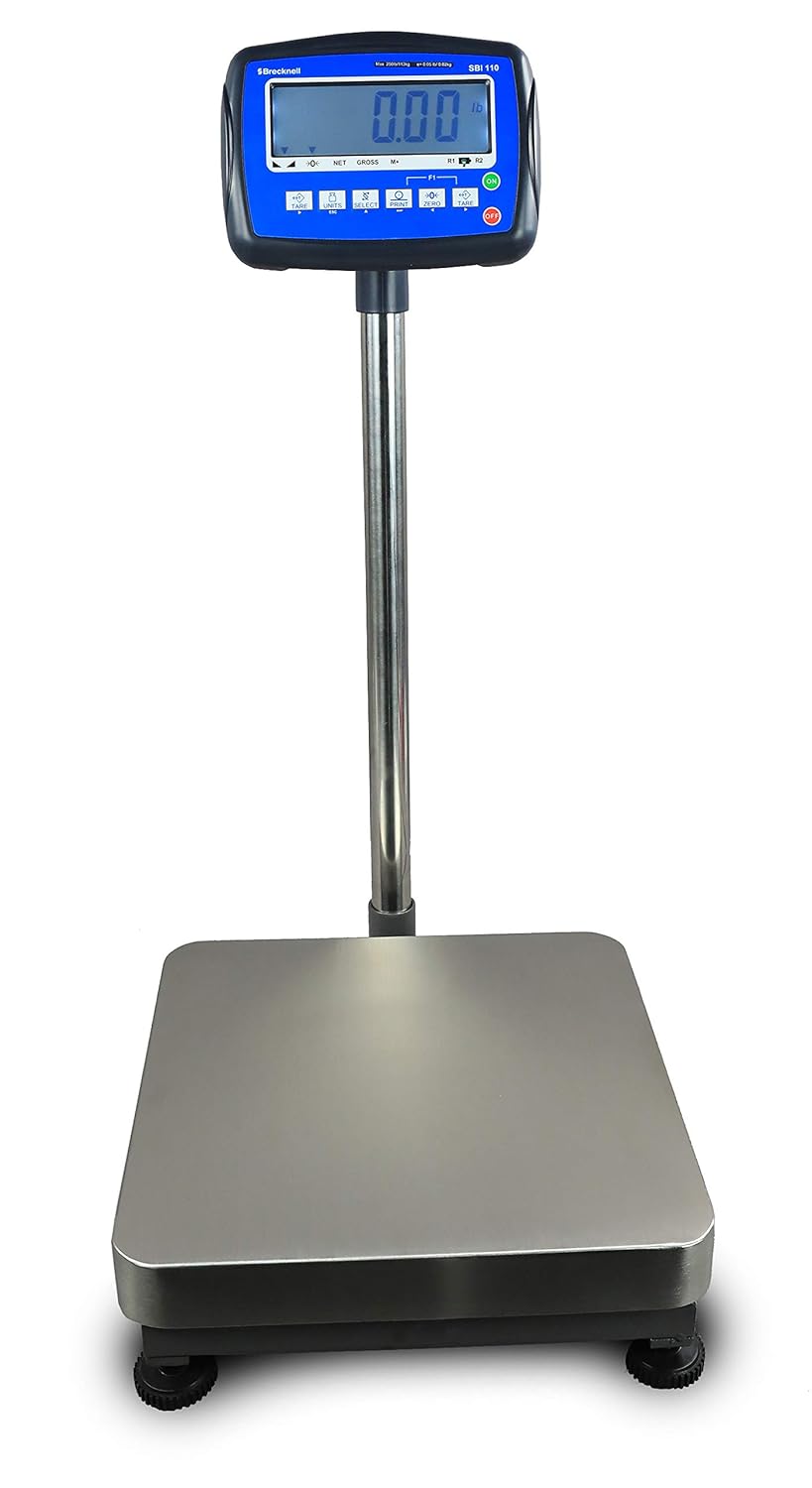 Brecknell Heavy Duty Industrial Digital Shipping Bench Scale 250 LB