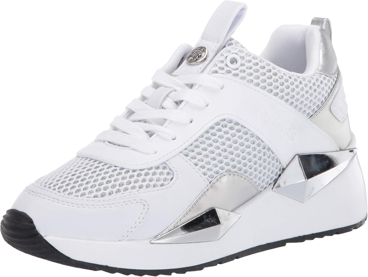 guess white sneakers amazon