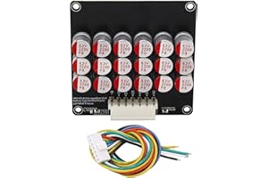 Battery Active Equalizer for 4S 5S 6S Lithium Lipo Batteries, 5A Balancer for Car Audio Systems and Group Power with Titanate