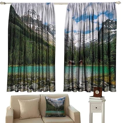 Amazon Com Thermal Insulated Blackout Curtains Landscape Canada