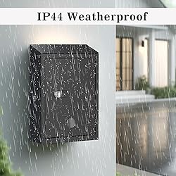 WeHere Mailbox Wall Mount, Locking Post Box for
