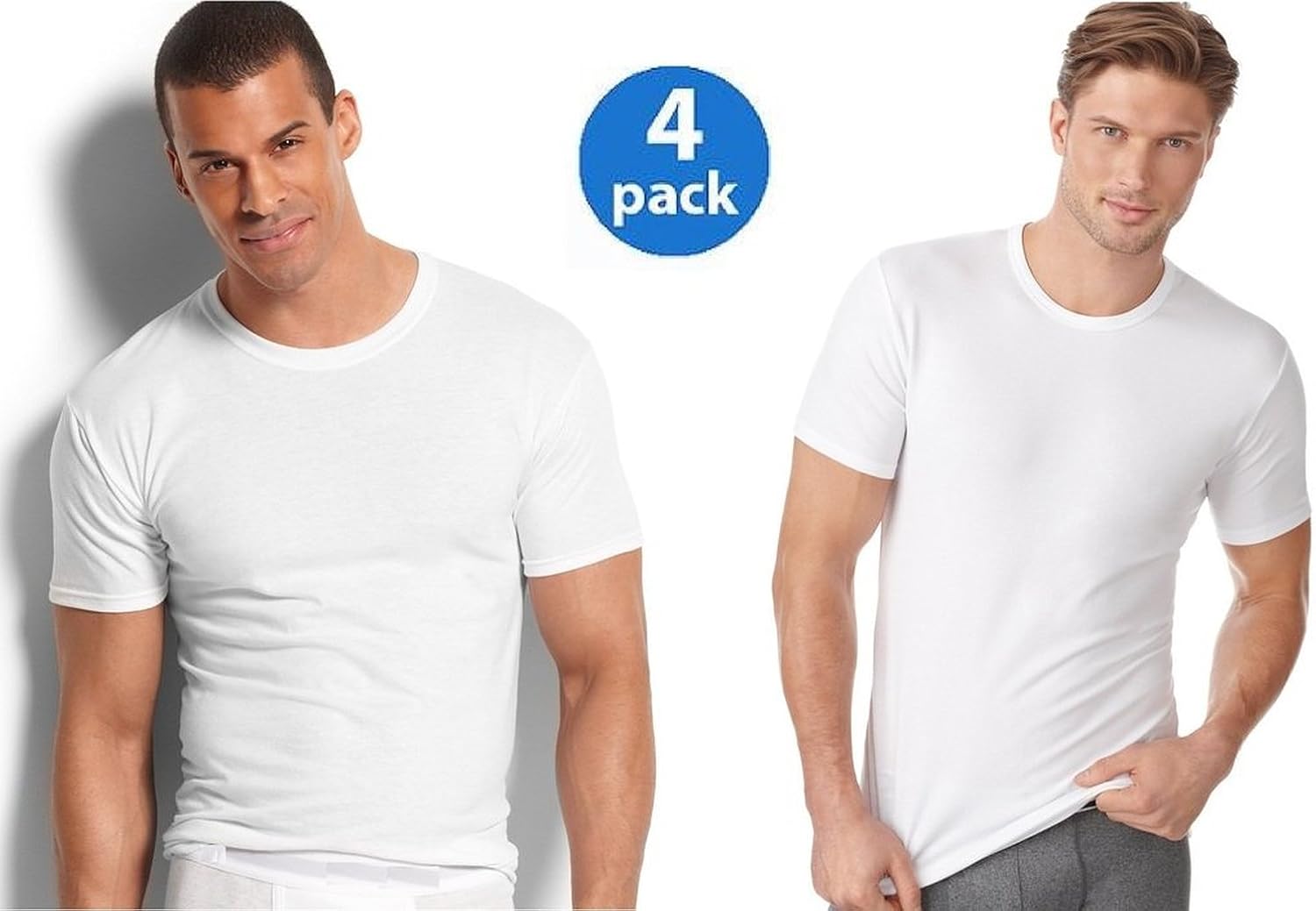 Fruit of the Loom Men's Crew Neck T-Shirt Multipack: Clothing