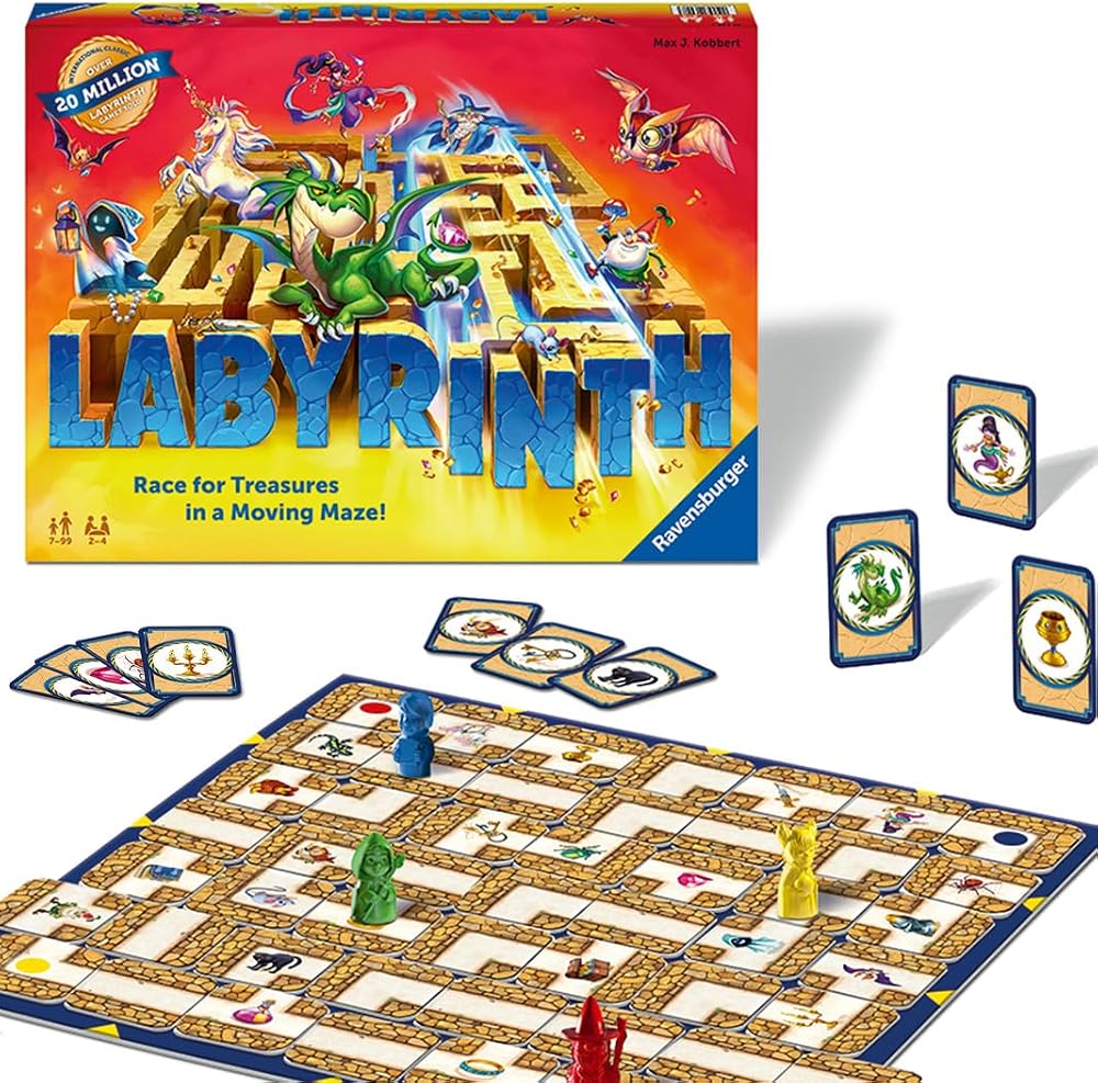 Ravensburger Labyrinth Moving Maze Family Board Game 2–4 Players 7+