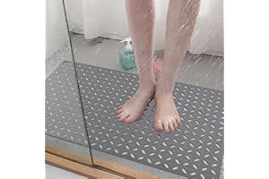 Shower Mat Non Slip: 28 x 16 Inches Bathtub Mats - Super Soft Shower Anti Slip Mats for Walk-in Shower - Washable Shower Stal
