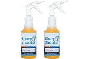 KINZUA ENVIRONMENTAL Sharpshooter, Heavy-Duty Trash Can Odor Eliminator & Degreaser, Garbage Surface Cleaner and Deodorizer Foam, Professional-Grade, Fresh Citrus Scent, 32 oz, Pack of 2