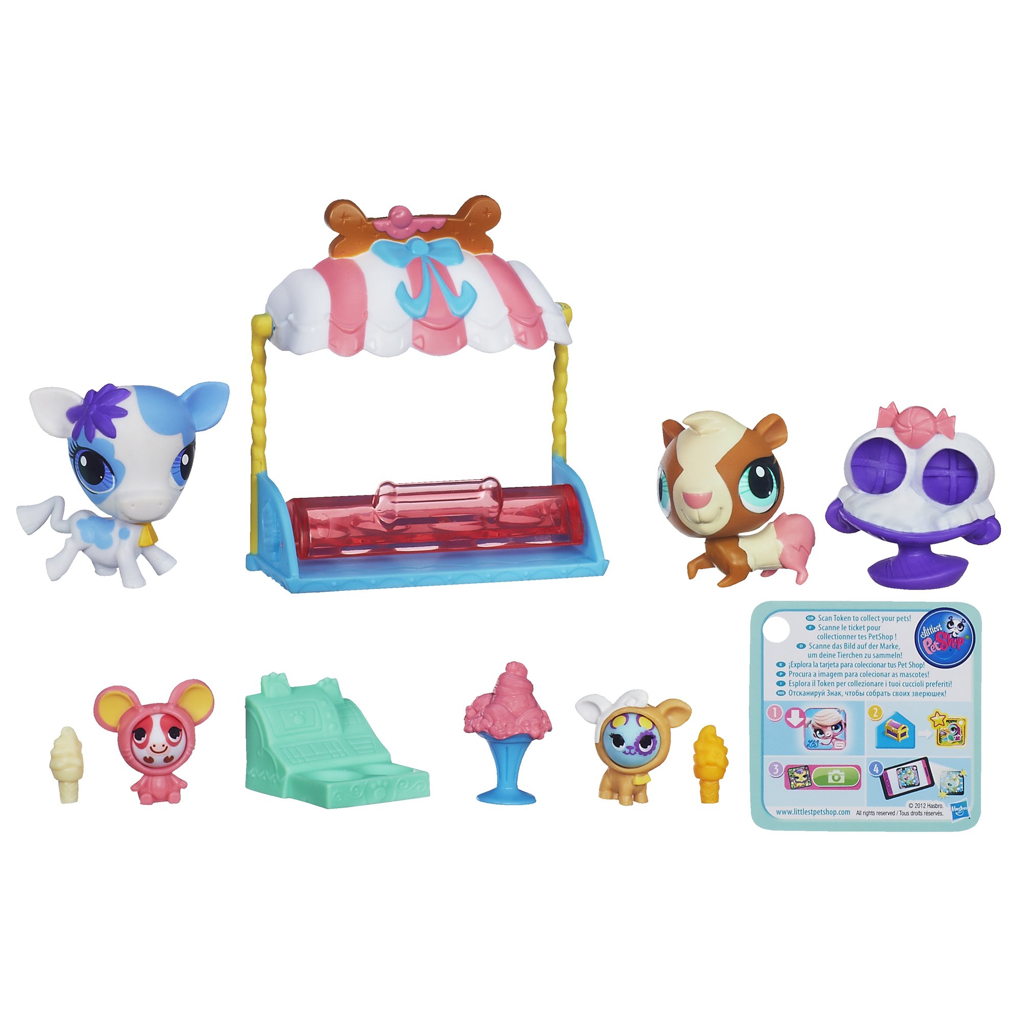 Littlest Pet Shop Ice Cream Frenzy Set- Buy Online in United Arab