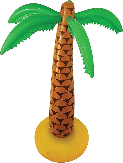 HENBRANDT 90cm Inflatable Palm Tree Tropical Hawaiian Tiki Party Decoration