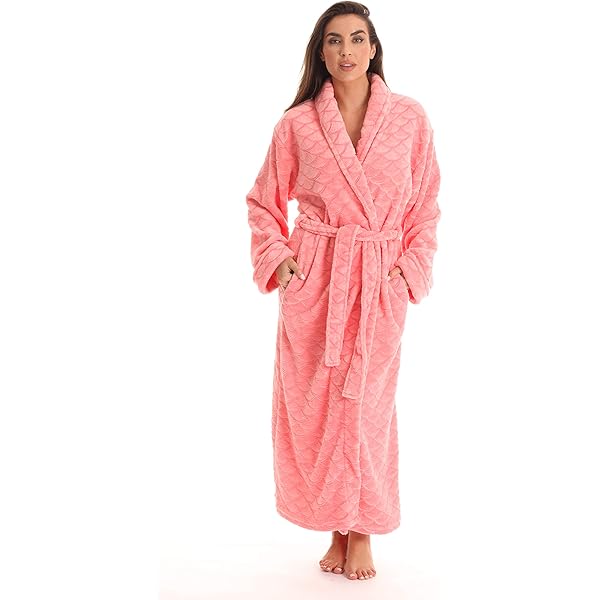 chinese dress ladies Slenderella Ladies Waffle Button Dressing Gown HC4327 Pink Small at Amazon  Women's Clothing store
