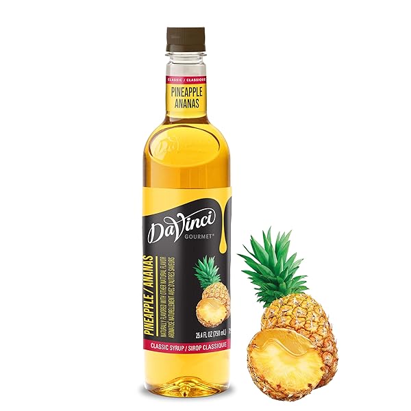DAVINCI GOURMET CLASSIC PINEAPPLE SYRUP, 25.4 FLUID OUNCES...